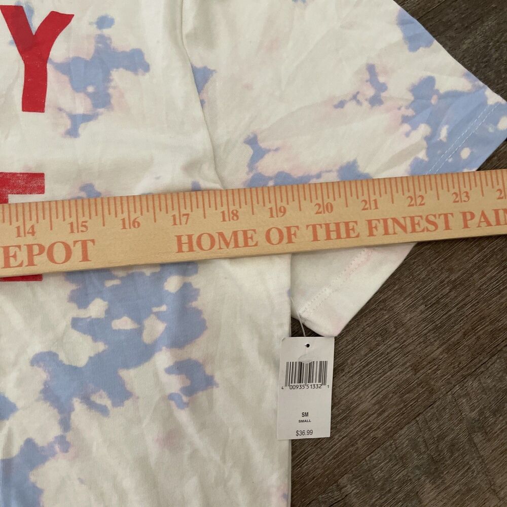 Disney Parks Mickey Mouse Americana Tie-Dye T-Shirt Adult Size Small NWT - Picture 4 of 7